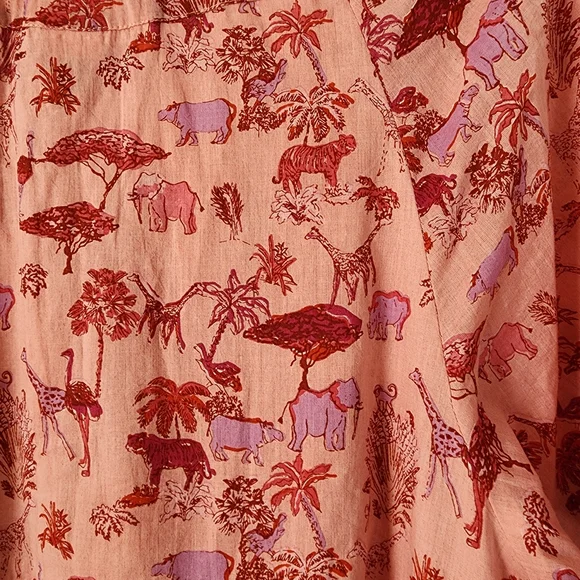 Pink Animal Print Dress by Ro's Garden - Picture 6 of 6